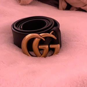 Black Gucci Belt. Authentic